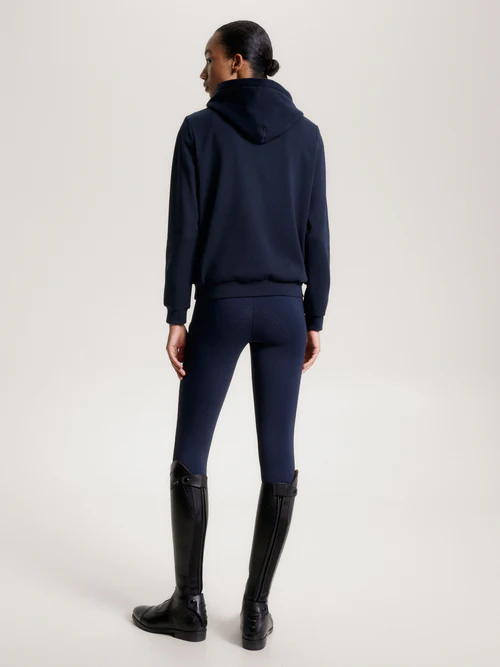 Felpa Metallic logo Tommy Equestrian