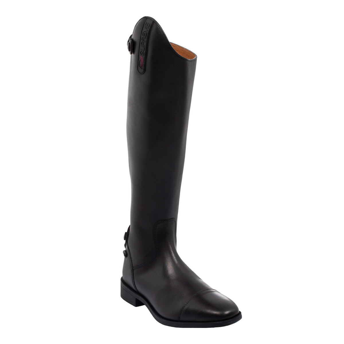 Stivali unisex calf regular in morbida pelle con zip posteriore - 1