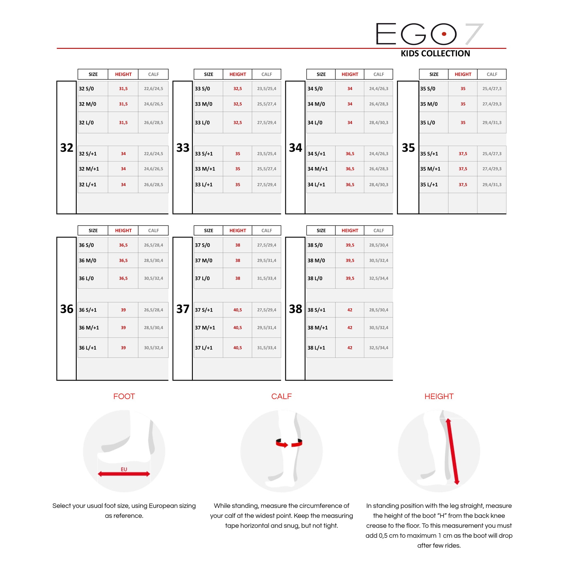 STIVALI BIMBO/A EGO7