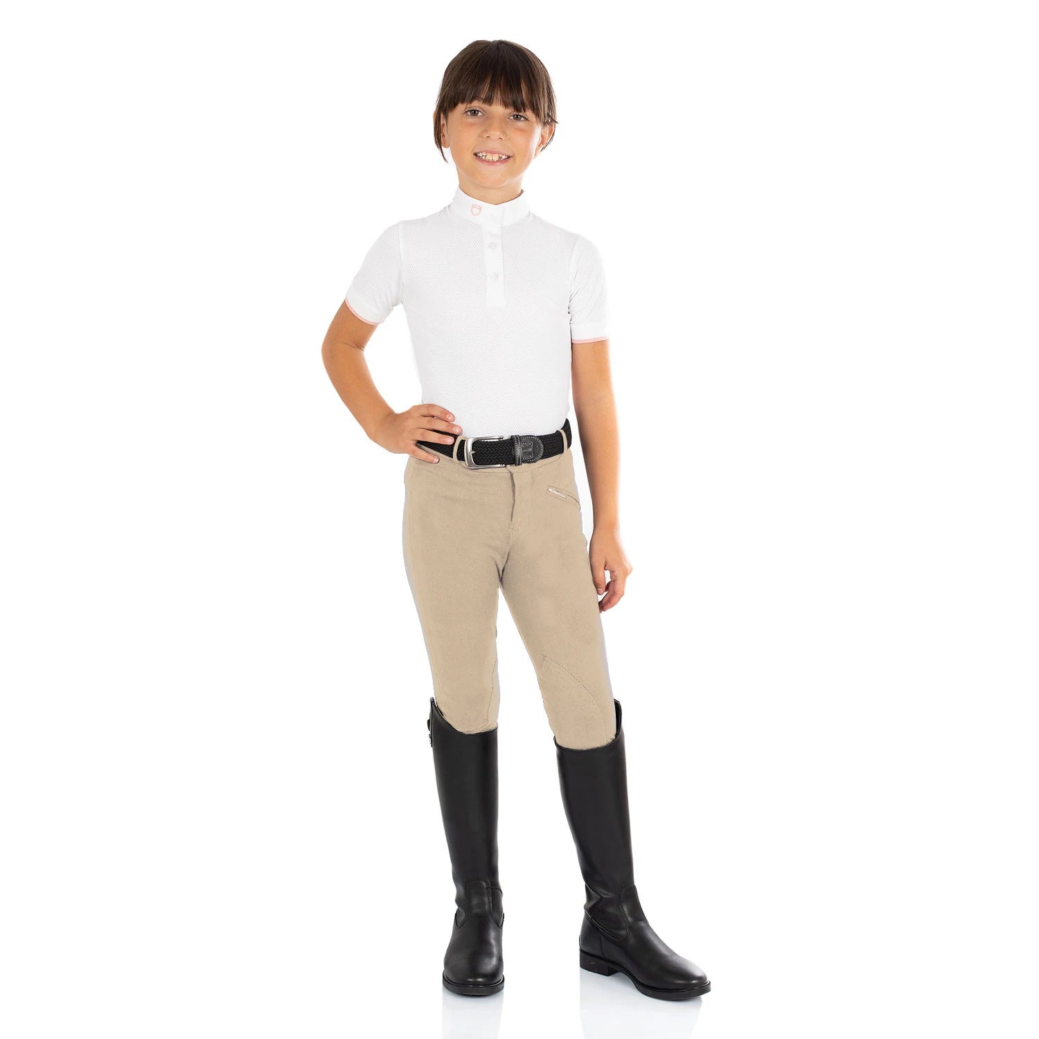 Pantalone Equestro in cotone elasticizzato.